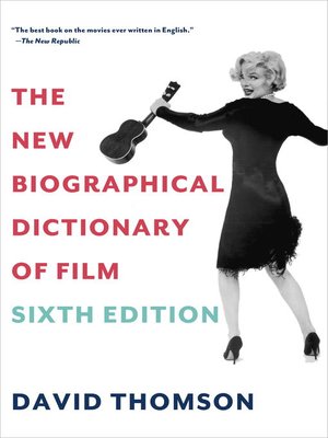 cover image of The New Biographical Dictionary of Film